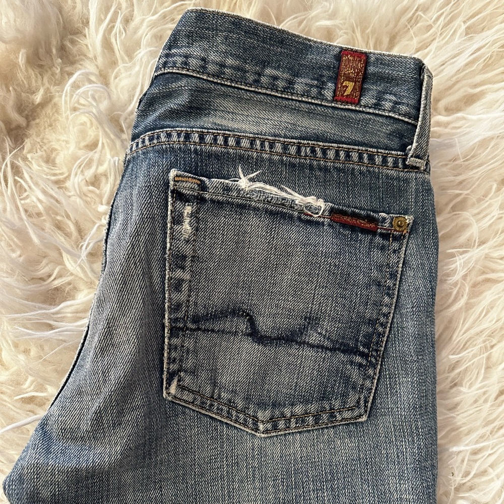 Seven7  vintage jeans flare long sz 28